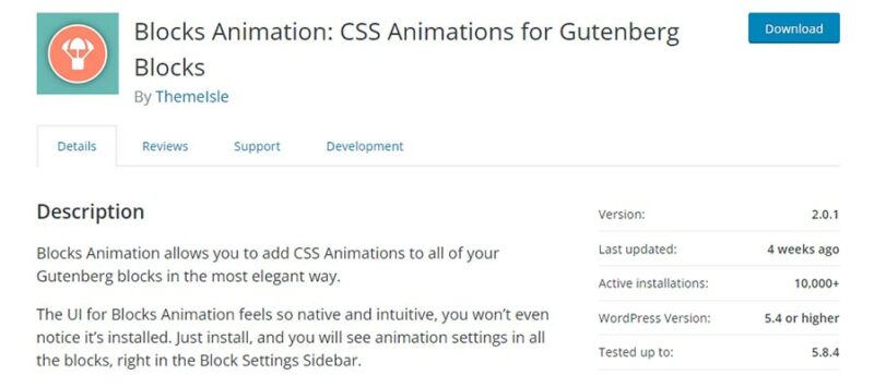 块动画：古腾堡块的 CSS 动画