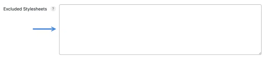 已排除的样式表