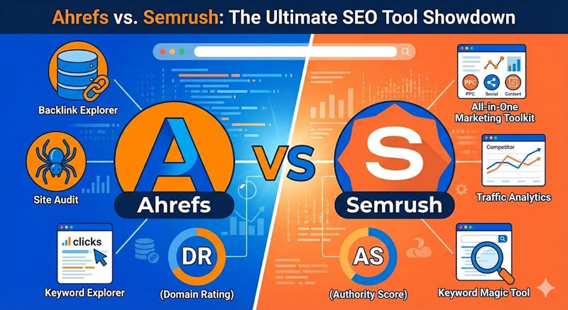 Ahrefs、Semrush