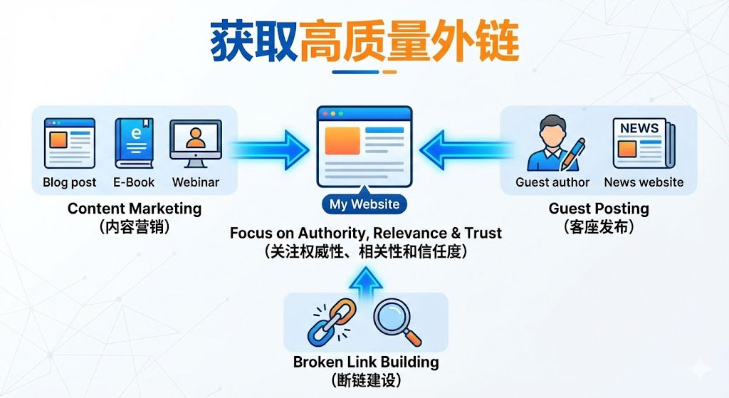 获取高质量外链